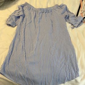 Blue stripped dress